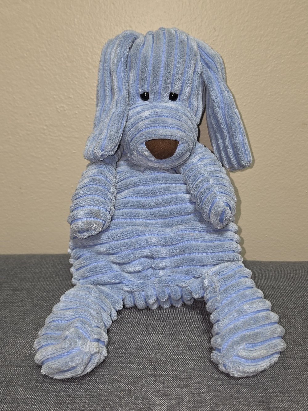 JELLYCAT Cordy Roy Puppy Blue Dog Doggy 15" Plush Stuffed Toy Corduroy RETIRED